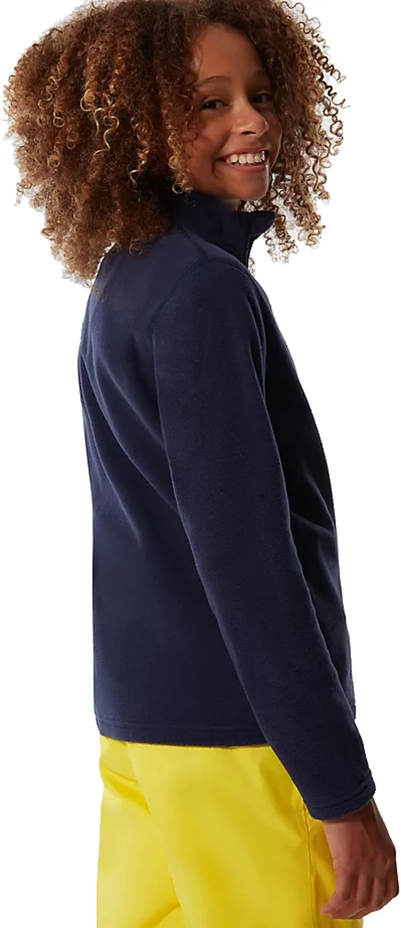 The North Face Youth Glacier 1-4 Zip Recycled Fleece - TNF Navy-3